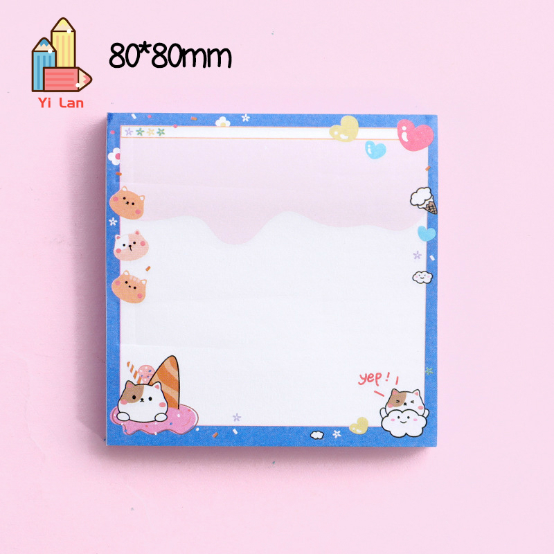 Giấy Ghi Chú Hình Hoạt Hình Đáng Yêu Tiện Lợi