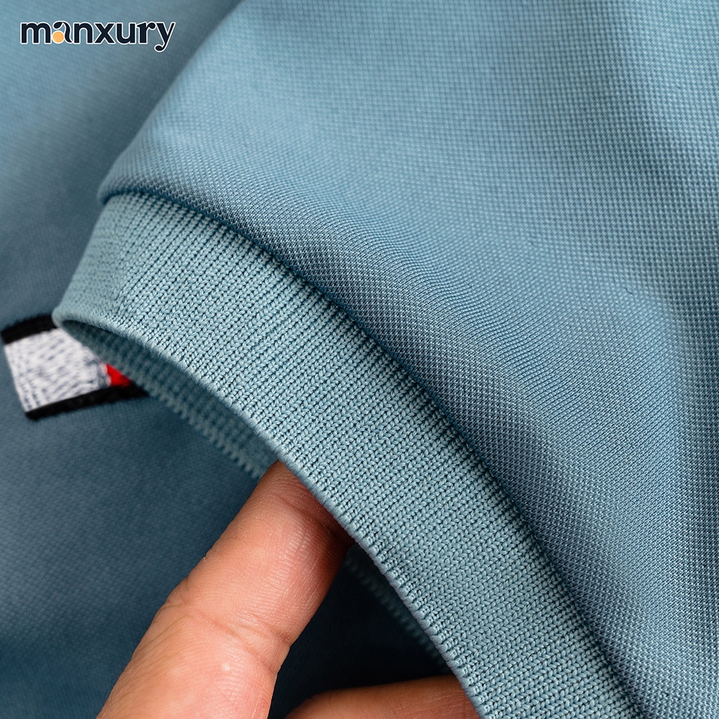 Áo thun POLO nam cổ bẻ BASIC CVC vải cá sấu Cotton kháng khuẩn, chống nhăn, thoáng mát - MANSTORE