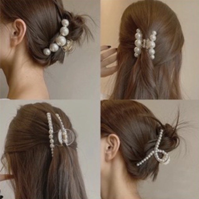 Kẹp Tóc Kim Loại Kiểu Dáng Thanh Lịch Dành Cho Nữ NPPK004