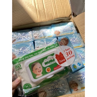 Khăn ướt nuna 80 miếng + 30 miếng