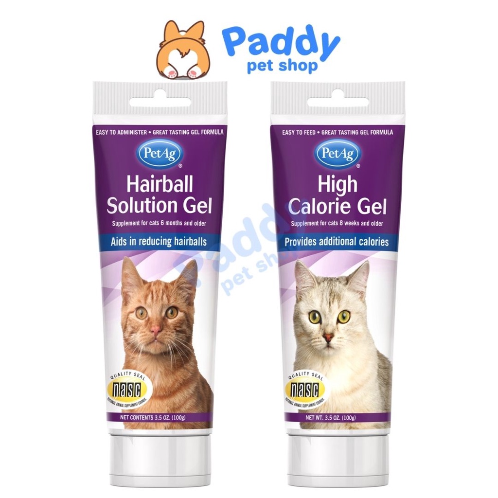 Gel Dinh Dưỡng &amp; Tiêu Búi Lông Hairball PetAg Cho Mèo 100g (Nhập khẩu Mỹ)