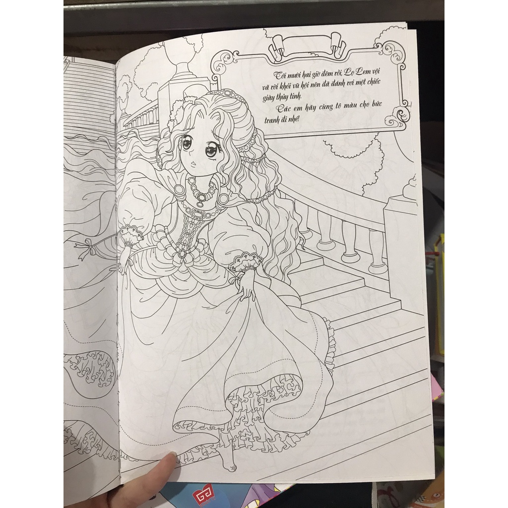 Sách - Combo tô màu công chúa ( bộ 8 cuốn )