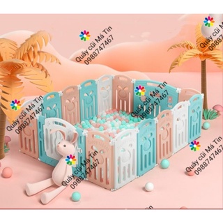 Quây nhựa gấp gọn nguyên sinh cho bé [ Tặng combo quà ]