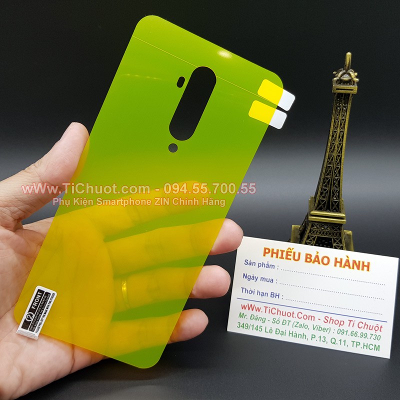 [Mặt Sau] Dán TPU OnePlus 7T Pro Cường Lực Dẻo Trong Suốt
