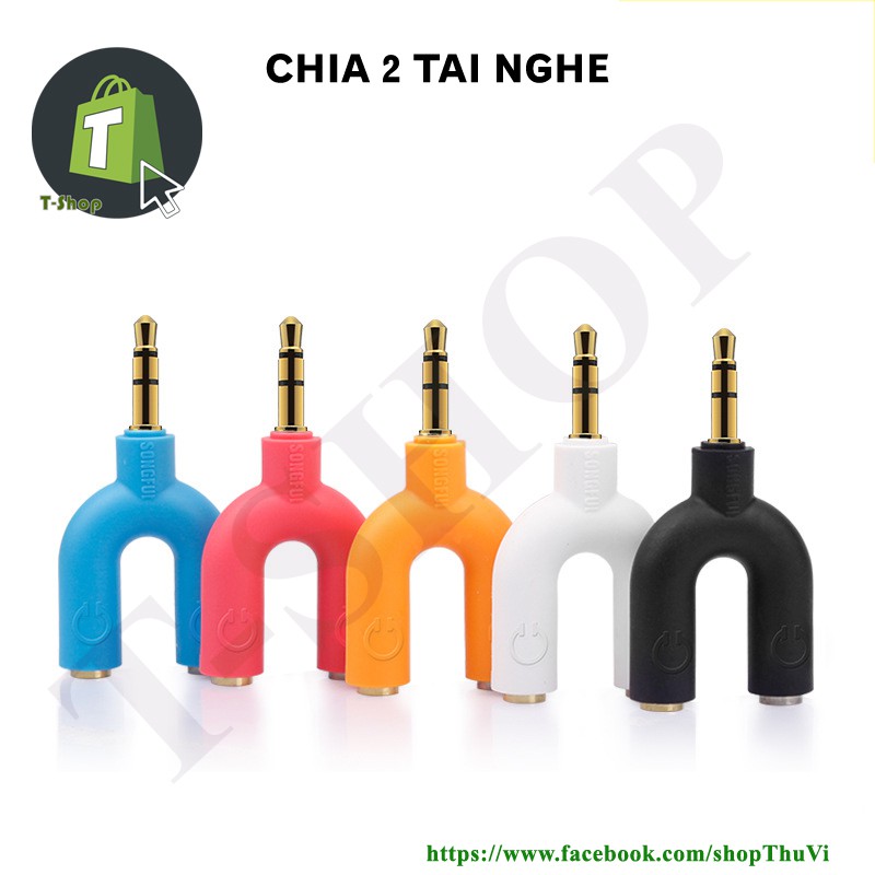 Jack chia ra 2 cổng tai nghe