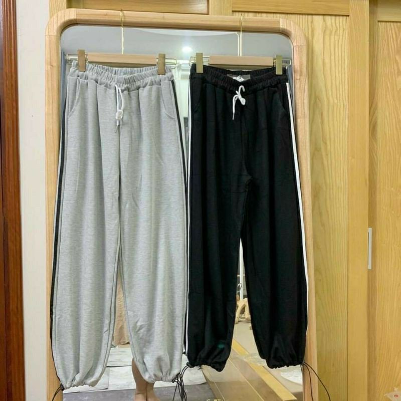 quần jogger 3 sọc bo gấu