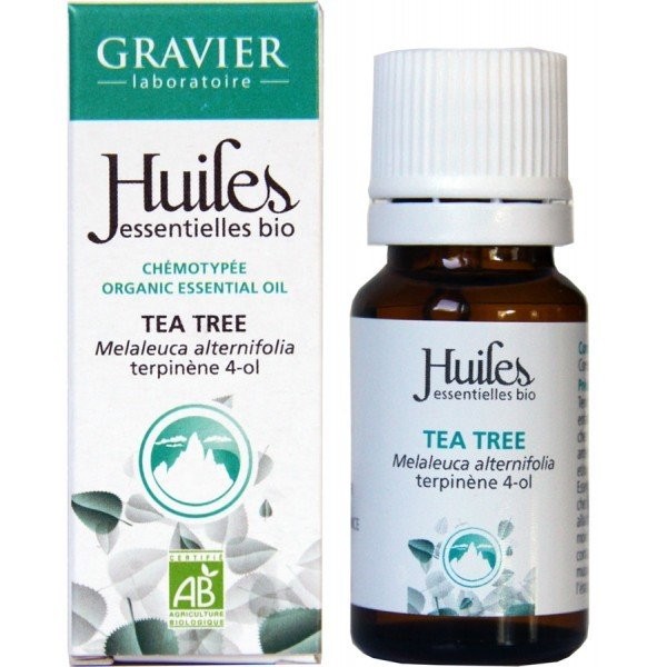 Tinh Dầu Tràm Trà / Tinh Dầu Tea Tree Hữu Cơ Gravier 10ml, Nhập Khẩu Pháp