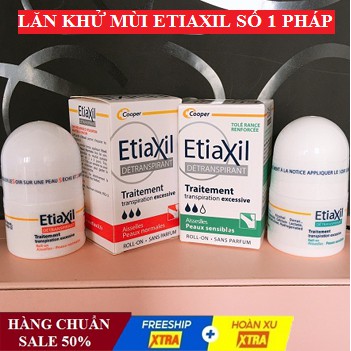 Lăn khử mùi Etiaxil số 1 Pháp - giảm hôi nách - hết ố vàng áo - giảm tiết mồ hôi - lăn nách etiaxil tem chính hãng