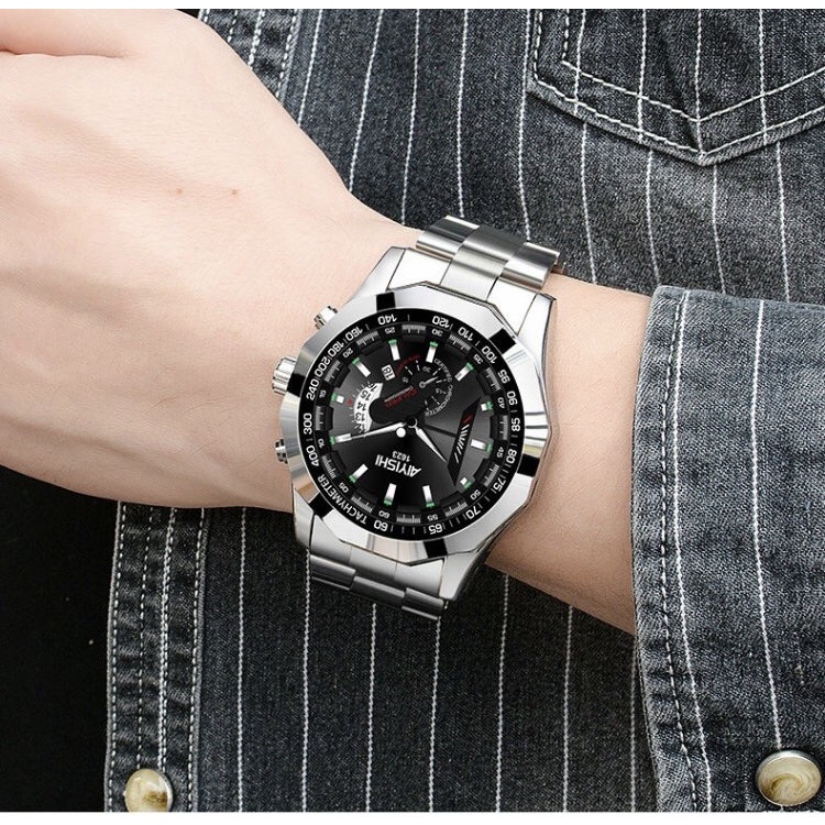 Đồng Hồ Nam WEIGUAN Vỏ Thép Không Gỉ Cao Cấp - Hàng Chính Hãng Chống Xước,Chống Nước,Chống Nhiệt Cao | BigBuy360 - bigbuy360.vn