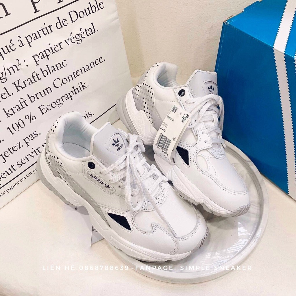 Giày Thể Thao Nữ Adidas FREESHIPAdidas Falcon W Olympic 2020 Chính Hãng - Giày Sneaker Chạy Bộ Đế Cao 4cm [ Q47262]