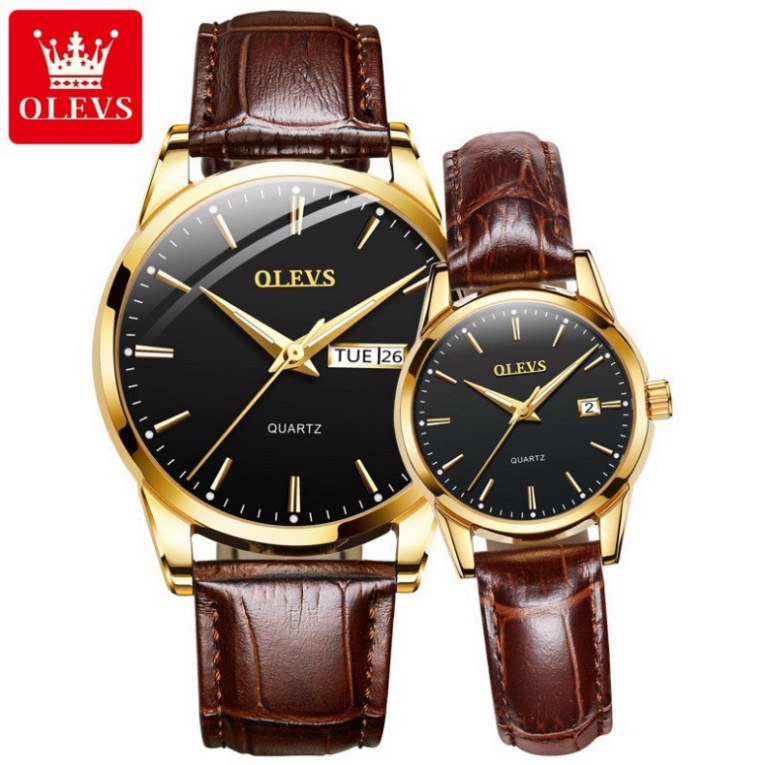 Đồng Hồ Nữ OLEVS Dây Da Thời Trang Cao Cấp Fullbox - A06 nevalino19 | BigBuy360 - bigbuy360.vn