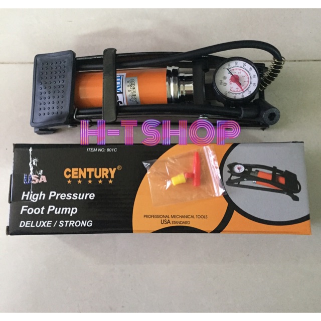 Bơm đạp chân 1 ống CENTURY Cao Cấp