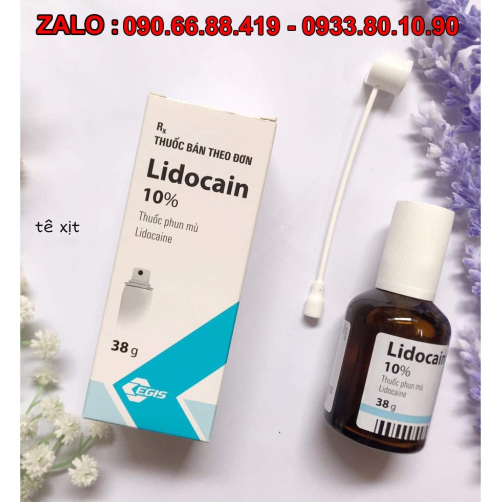 TÊ XỊT ĐI KHUNG MÀY LILOCAIN