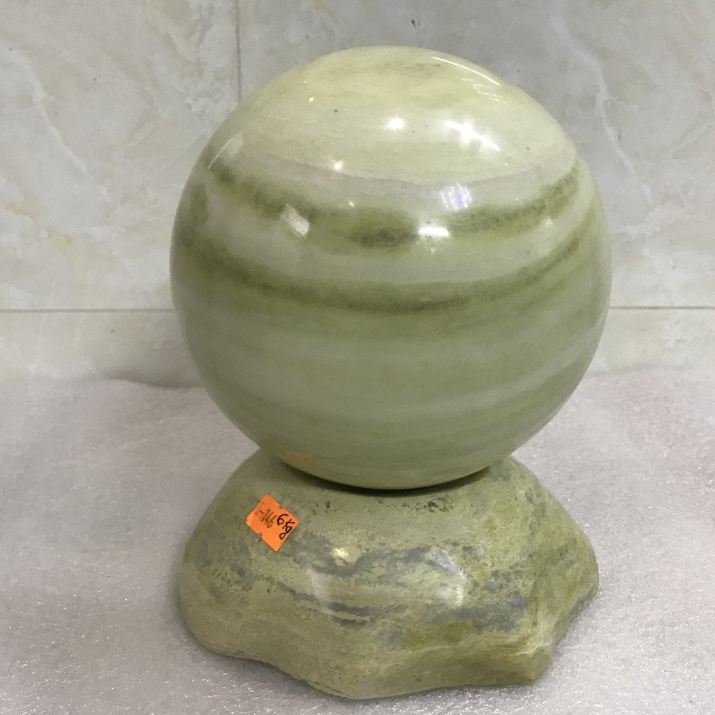 Cầu bi để bàn đ á thiên nhiên giá rẻ nhất nguồn gốc Việt Nam đường kính 14cm