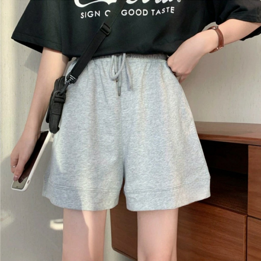 Quần Short Nỉ Dáng Suông PUCI SHORT Ulzzang (2 Màu)