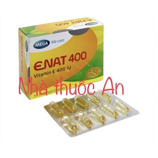 Enat 400 viên nang vitamin E sáng da