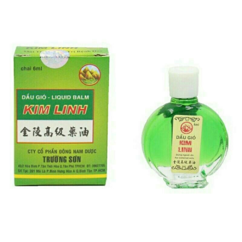 Dầu gió kim linh chai 6ml