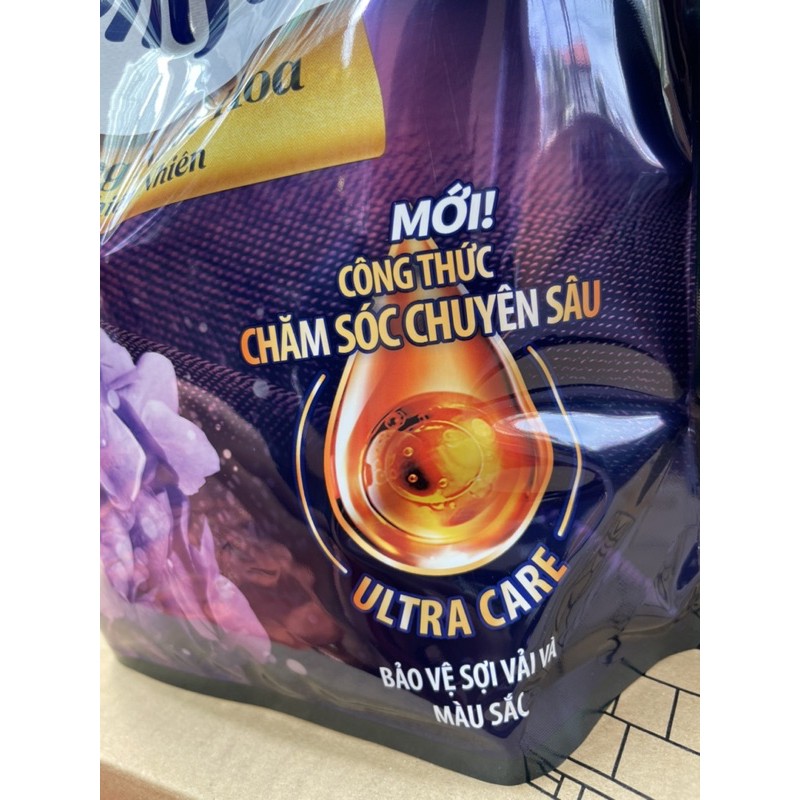Nước xả vải COMFORT HƯƠNG NƯỚC HOA THIÊN NHIÊN BELLA 3,2L(Mầu tím)
