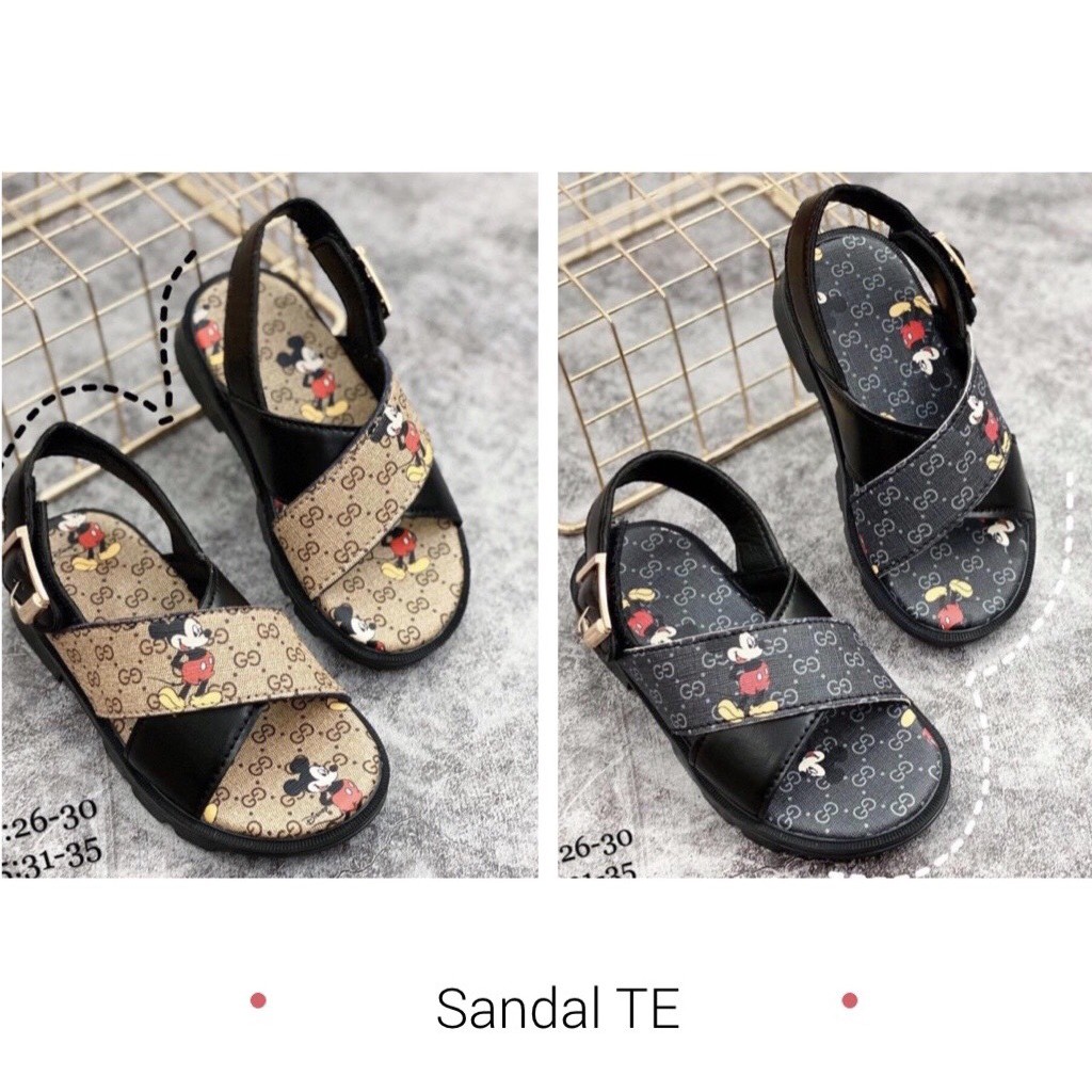 [XẢ]Giày sandal mickey quai chéo cho bé trai bé gái