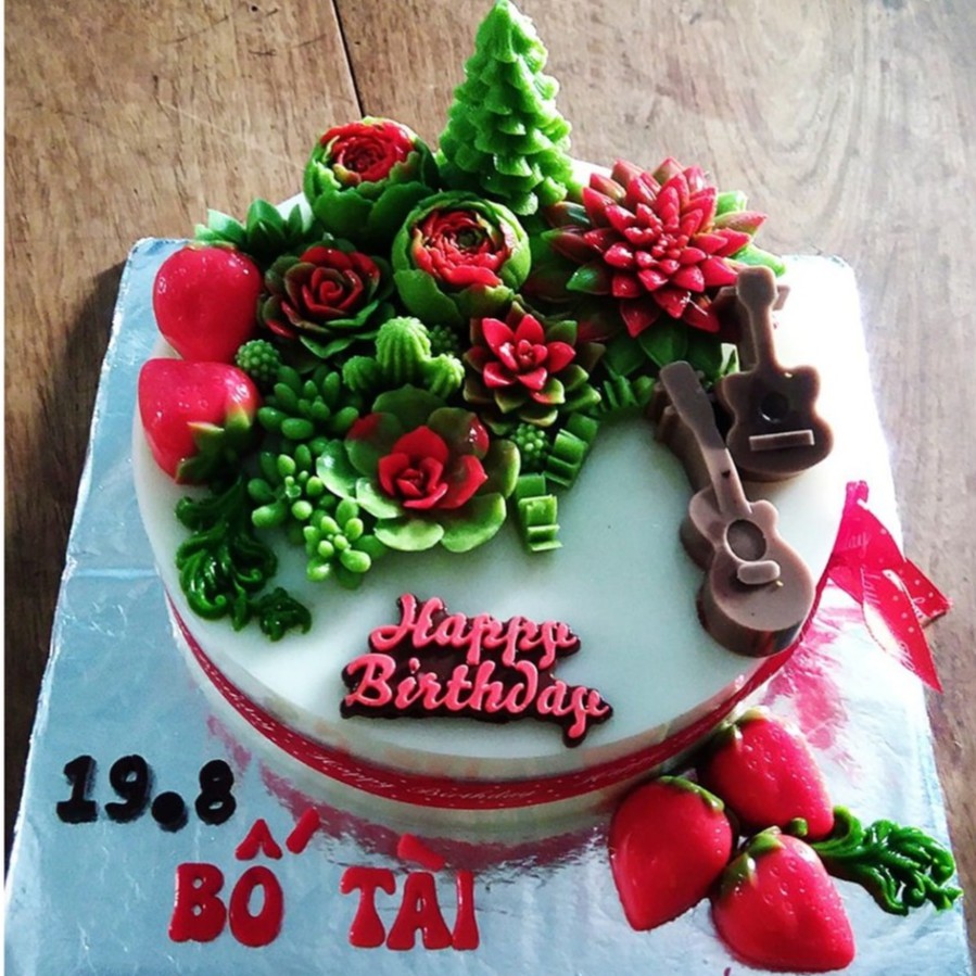 Khuôn silicon chữ Happy Birthday 7cm  làm bánh rau câu 3D 4D nhấn xôi, fondant, socola, nến hanmade