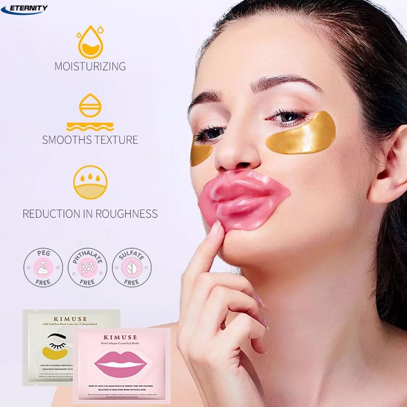 Di Động Kimuse Chống Thâm Vòng Tròn Mắt Miếng Dán Cường Lực Và Chống Nhăn Dưỡng Môi Giữ Ẩm Miếng Dán Cường Lực VN