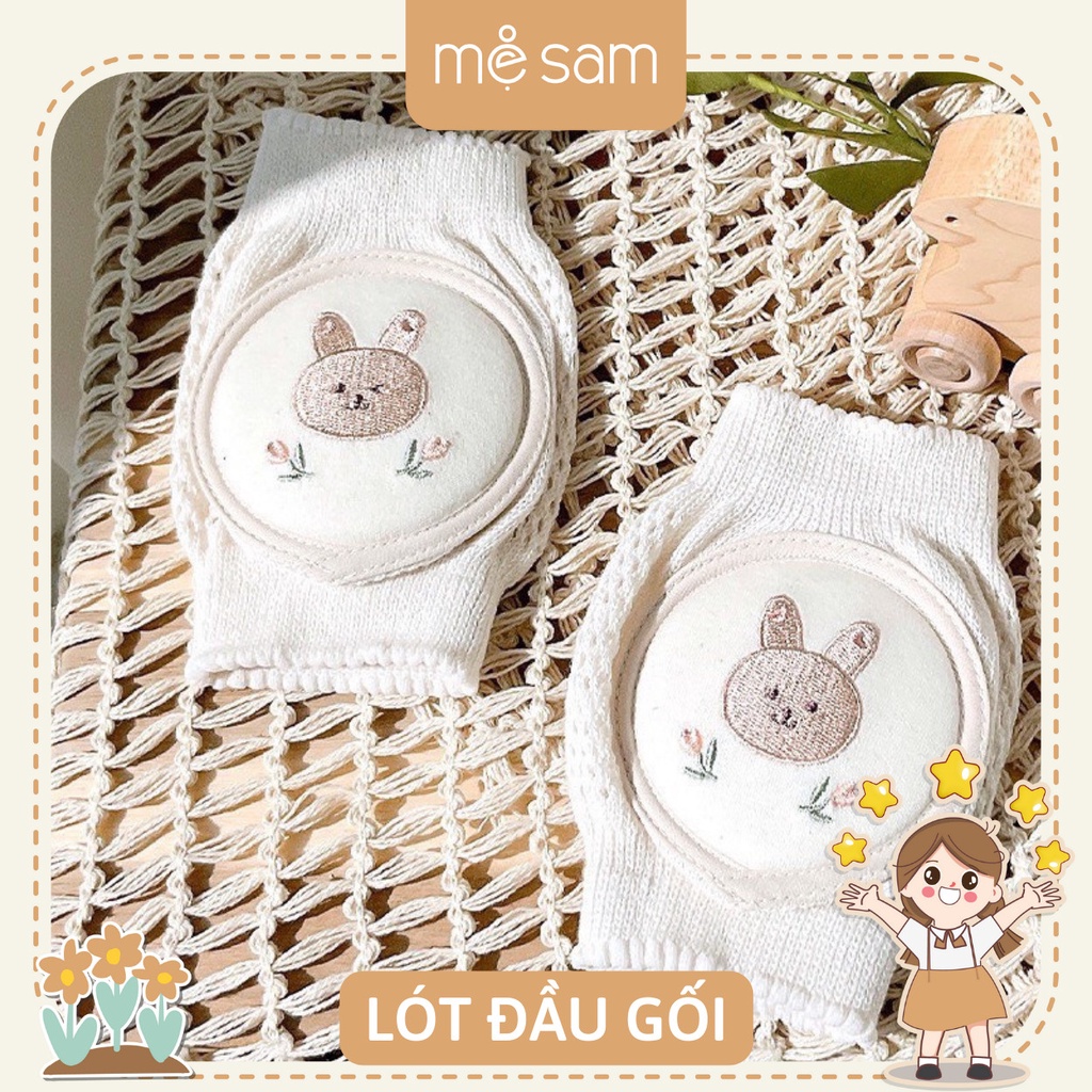 Lót đầu gối giúp bé tập bò xuất Hàn
