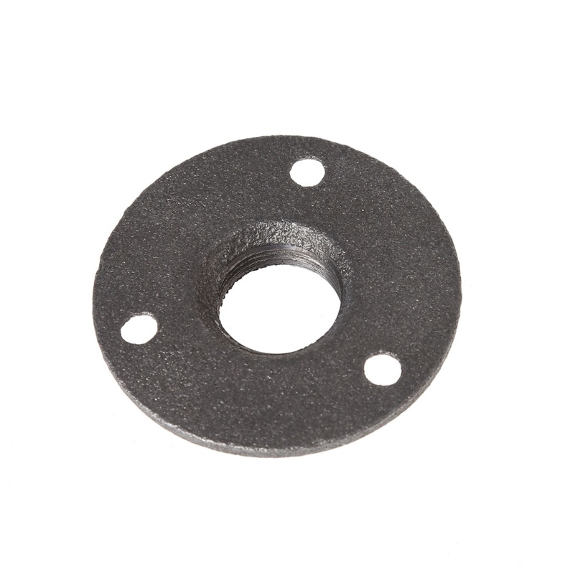 Giá Đỡ Ống Nước 3 / 4 &quot;Bằng Sắt Màu Đen Gắn Tường Tiện Dụng