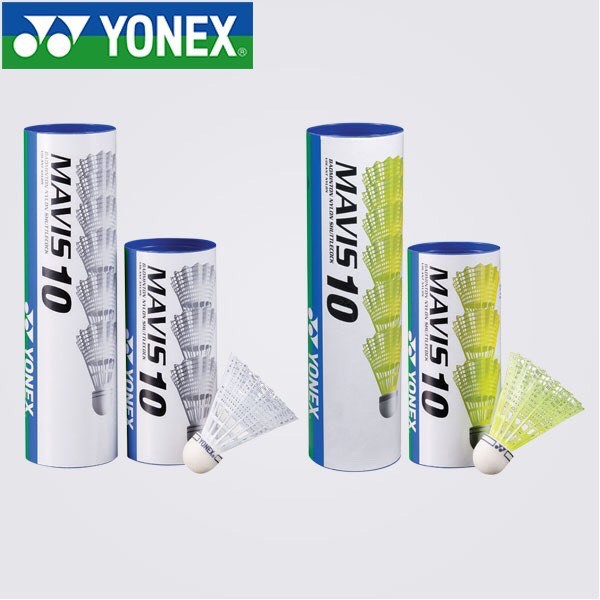 Quả cầu lông bằng nhựa Yonex Mavis 10 (6 quả/1 hộp) hàng chính hãng