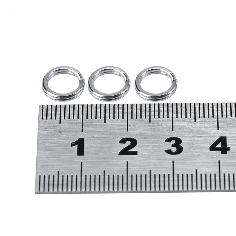 Set 50 Khuyên Nối Mồi Câu Cá Bằng Thép Không Gỉ tokushima
