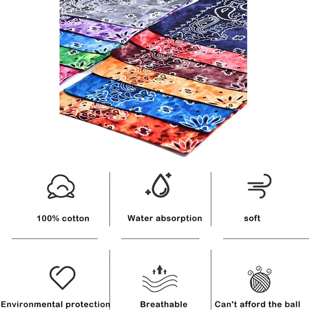 Taylor 1 Băng Đô Vải Cotton Nhuộm Màu Phong Cách Hip Hop