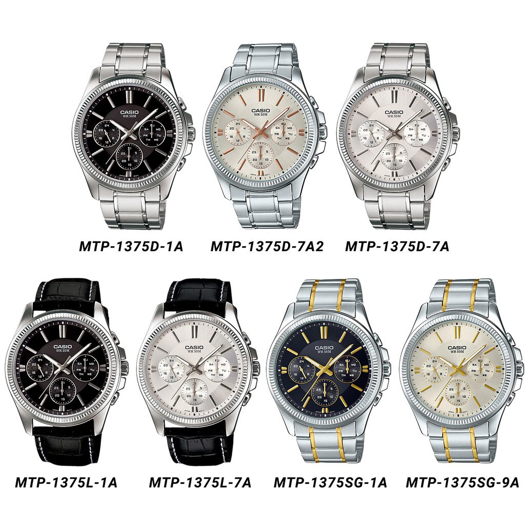 Đồng hồ nam casio 6 kim chính hãng MTP-1375 chính hãng , đầy đủ phụ kiện , hỗ trợ đổi -trả