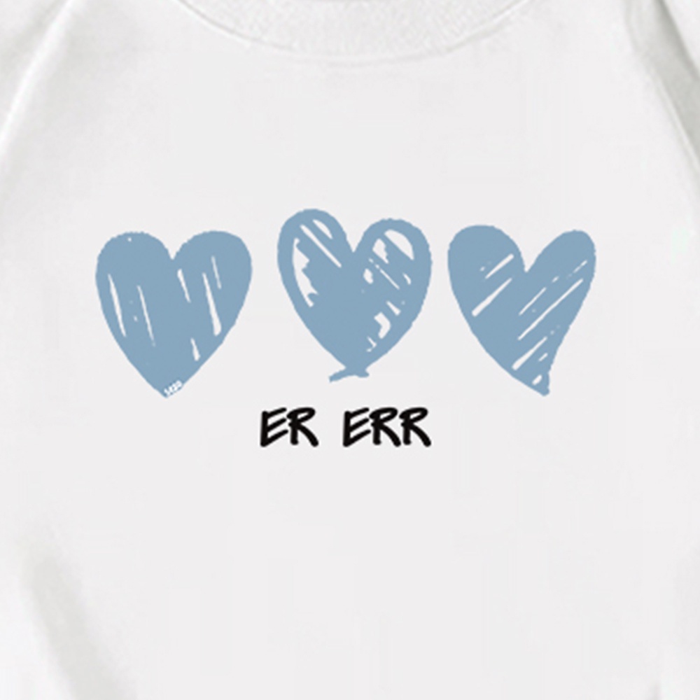 Áo sweater RDGF tay dài cổ tròn in chữ love thời trang Hàn Quốc dành cho nữ