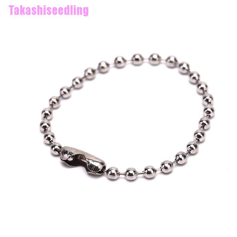 Bộ 10 dây móc khóa hạt đường kính 3.5