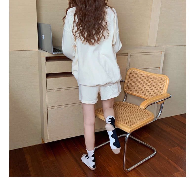 Vớ nữ cổ cao cá tính Hàn Quốc Cao cấp Tất dài nữ cao cổ chất dày dặn Thu Đông