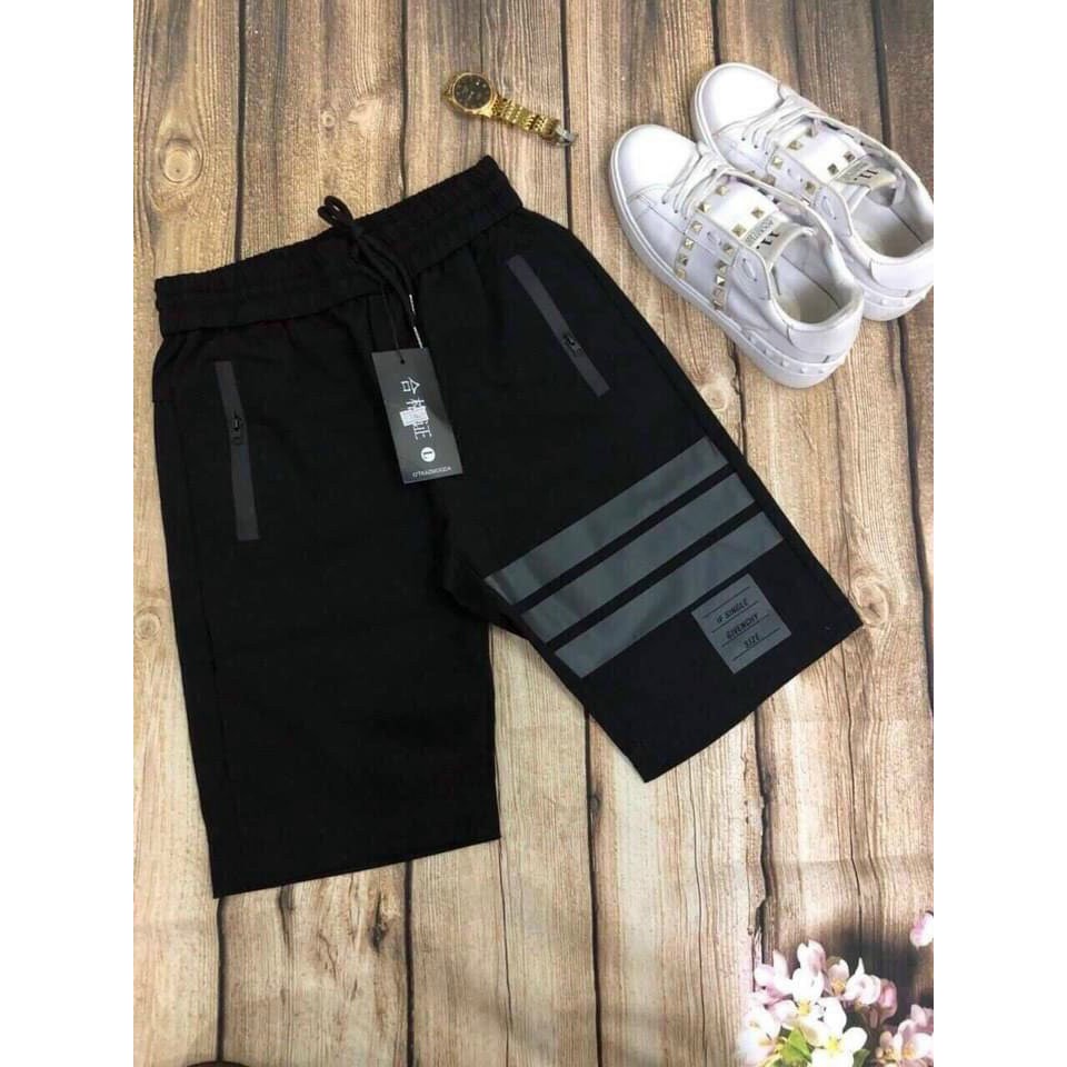 Quần short nam nữ chất vải thun poly co giãn dày dặn (SsocKT)