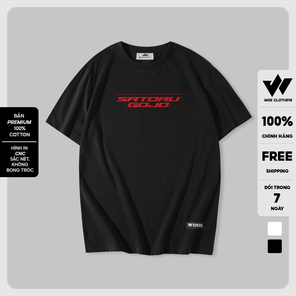 Áo thun tay lỡ unisex form rộng WIIS phông oversize bản Premium GOJO nam nữ ulzzang