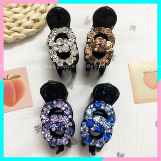 Kẹp tóc càng cua đính đá lấp lánh 3 răng