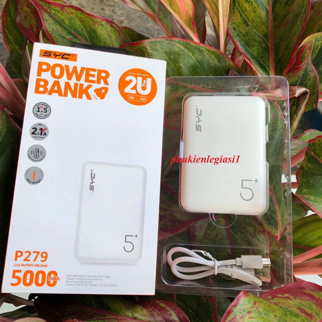 Pin sạc dự phòng 5000Mah SYC P279