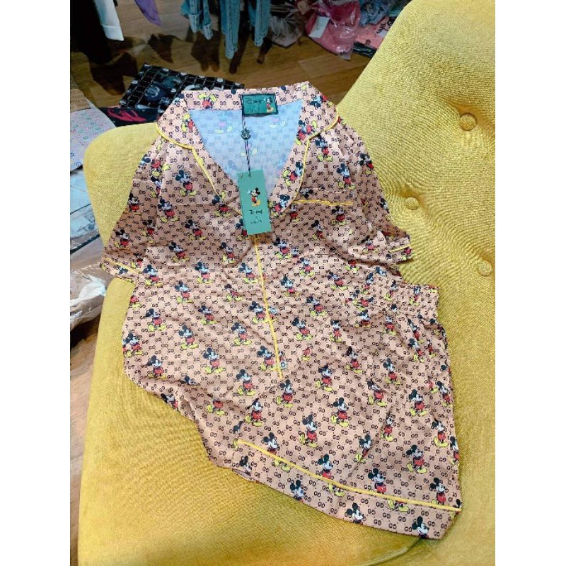 Set bộ lụa mickey siêu hot