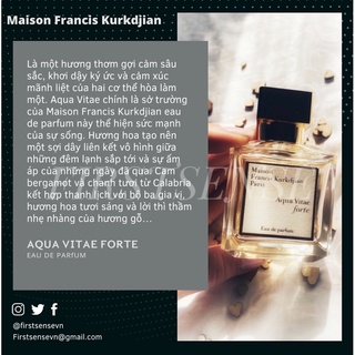 Nước hoa mfk aqua vitae forte edp