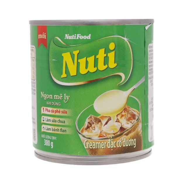 Sữa đặc có đường Nuti 380g