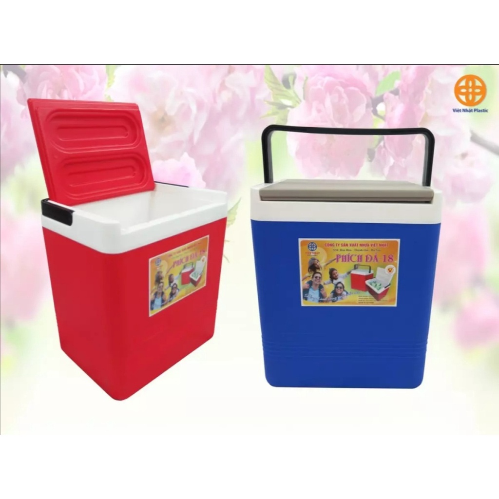 Thùng đựng đá. Phích đá giữ nhiệt nhựa Việt Nhật. Dung tích từ 7 - 26 Lít. Thùng cao cấp 3 lớp giữ nhiệt đến 12 giờ
