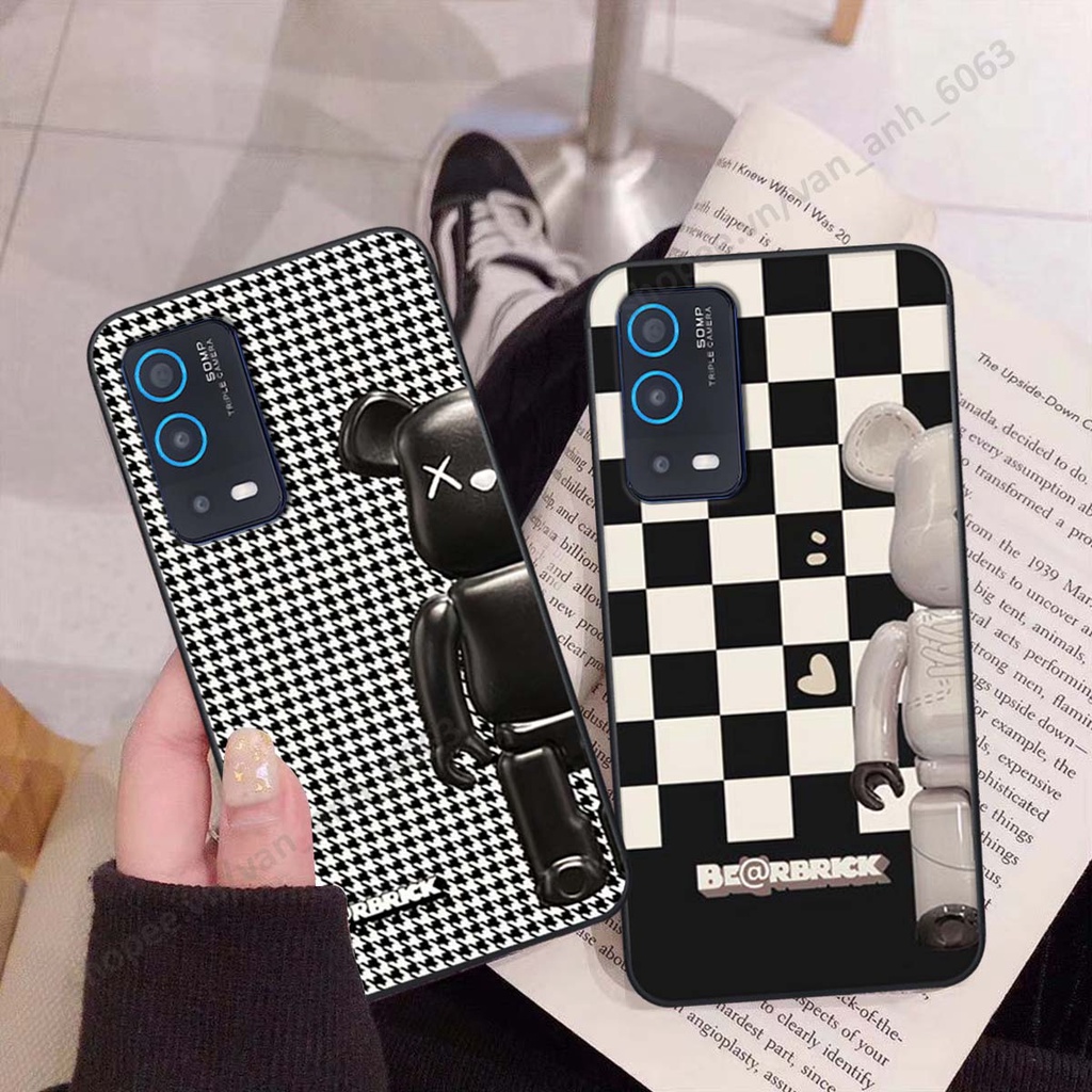 Ốp lưng Oppo A54 / A55 ốp điện thoại hình bearbrick, new york, thể thao