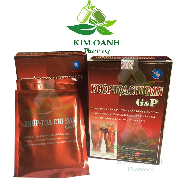 Khớp tọa chi đan - giúp giảm đau nhức xương khớp, thần kinh tọa, vai gáy, giúp xương chắc khỏe