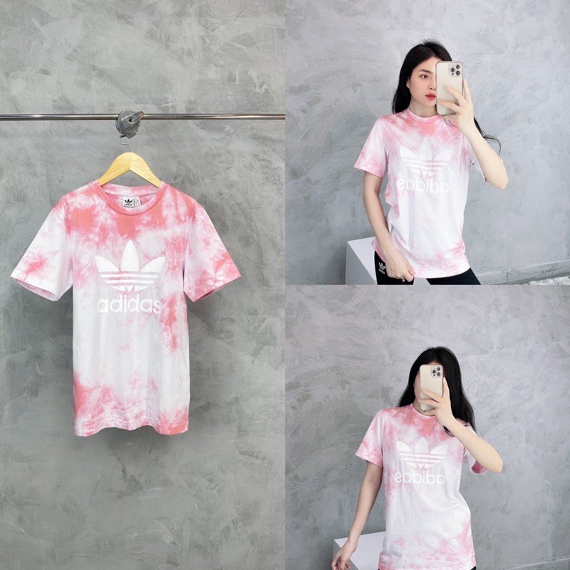 | Ảnh Thật | Áo Das Hồng Loang Nam Nữ