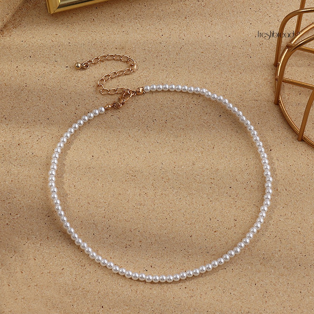 1/5 vòng cổ Choker đính ngọc trai sang trọng cao cấp