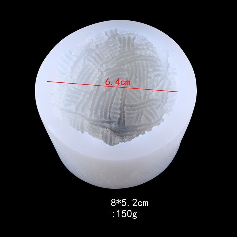 Khuôn silicon bó len làm nến, làm thạch