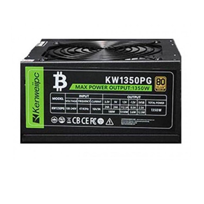 Nguồn 1350W Kenweiipc 90 Plus Gold
