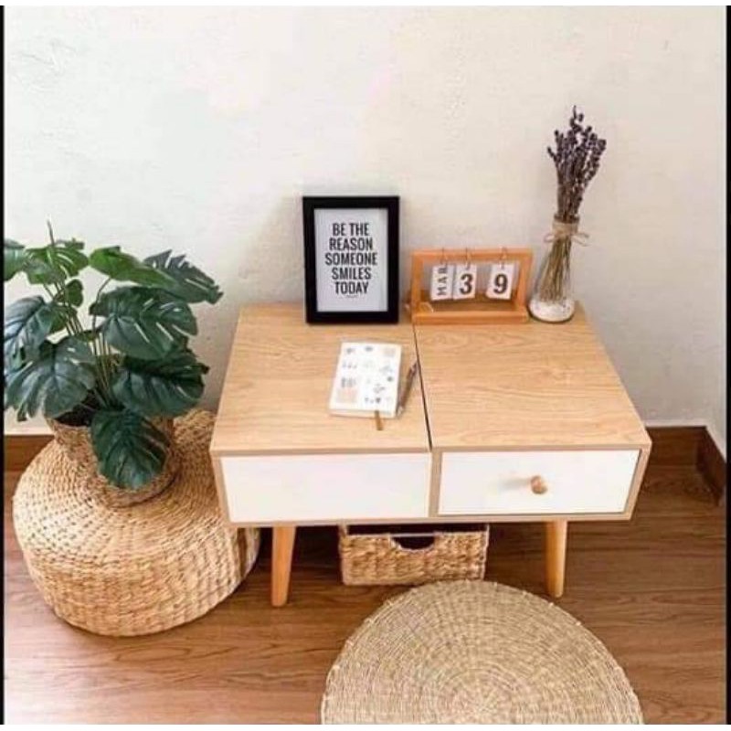 [ sẵn hàng]Bàn phấn thông minh Mini ngồi bệt [hàng dày đẹp]