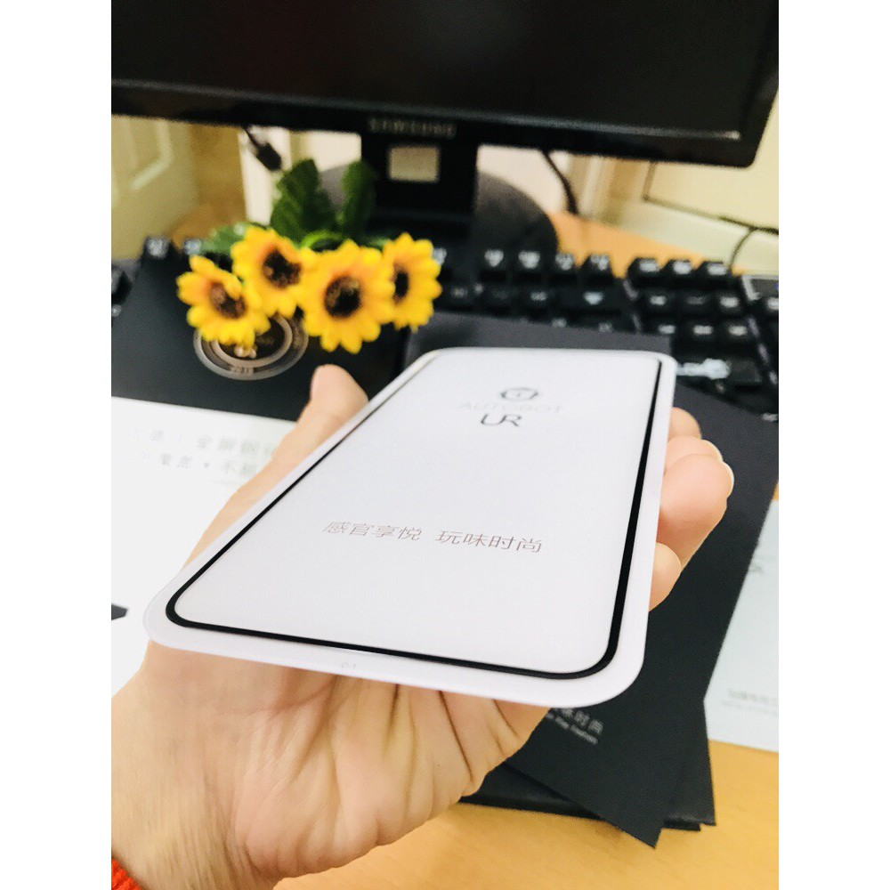 Kính cường lực Autobot chống bụi cho Iphone XS Max 0.25mm Full màn